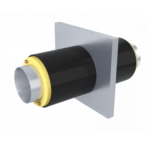 Опора неподвижная укороченная вариант А ППУ ОЦ тип 2 Ст20 32х3,5х255х16х1500 мм ГОСТ 8732-78