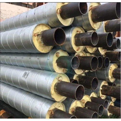 Труба в ППУ изоляции стальная в полиэтиленовой оболочке тип 1 Ст10 Ду108 108х3,5х180х3х33 мм ГОСТ 10705-80