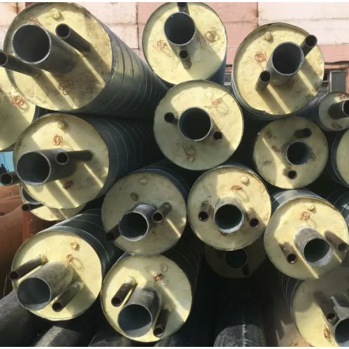 Труба в ППУ изоляции со спутником в полиэтиленовой оболочке тип 1 09Г2С Ду32 108х3,5 мм ГОСТ 10704-91